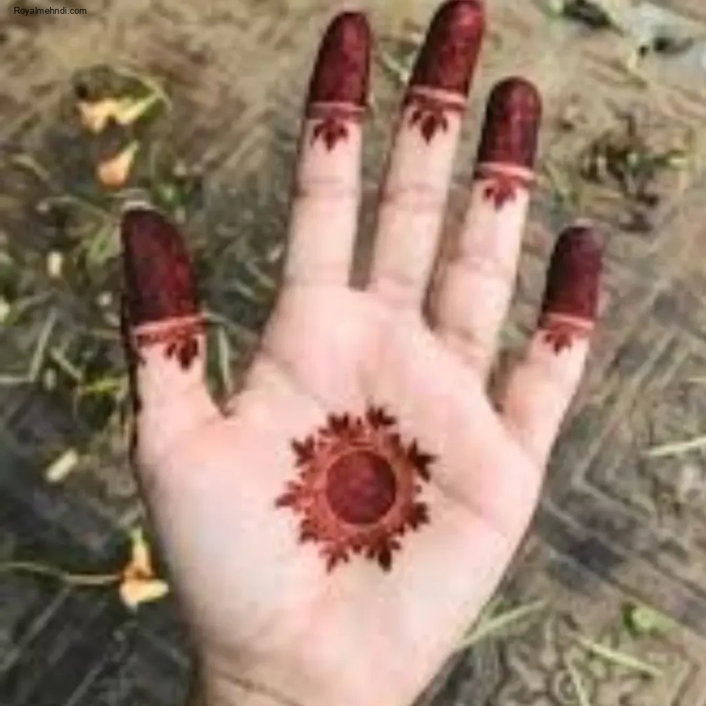 circle mehndi designs