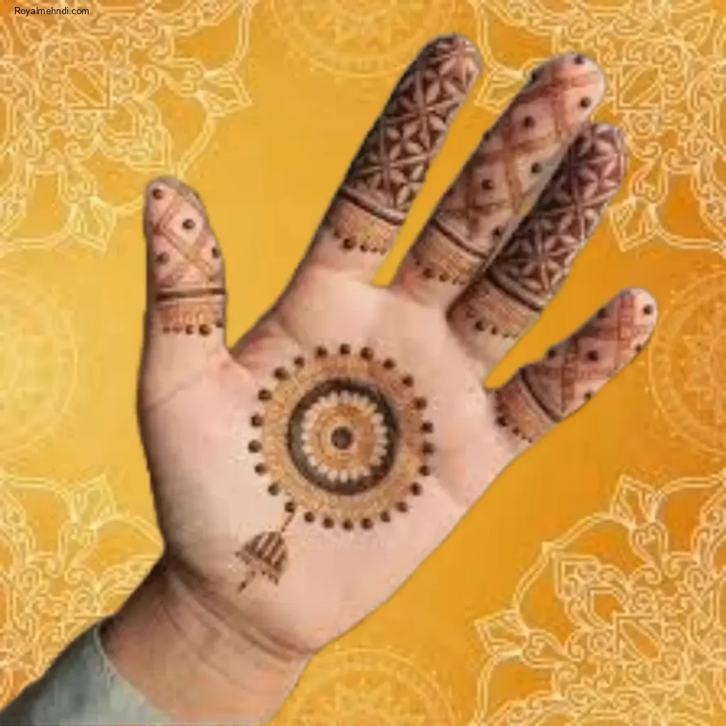 circle mehndi designs