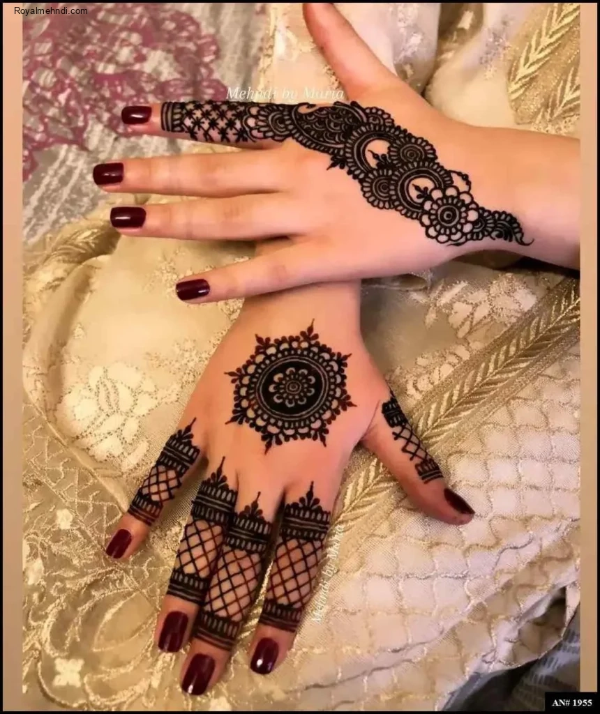 Easy Arabic Mehndi Design