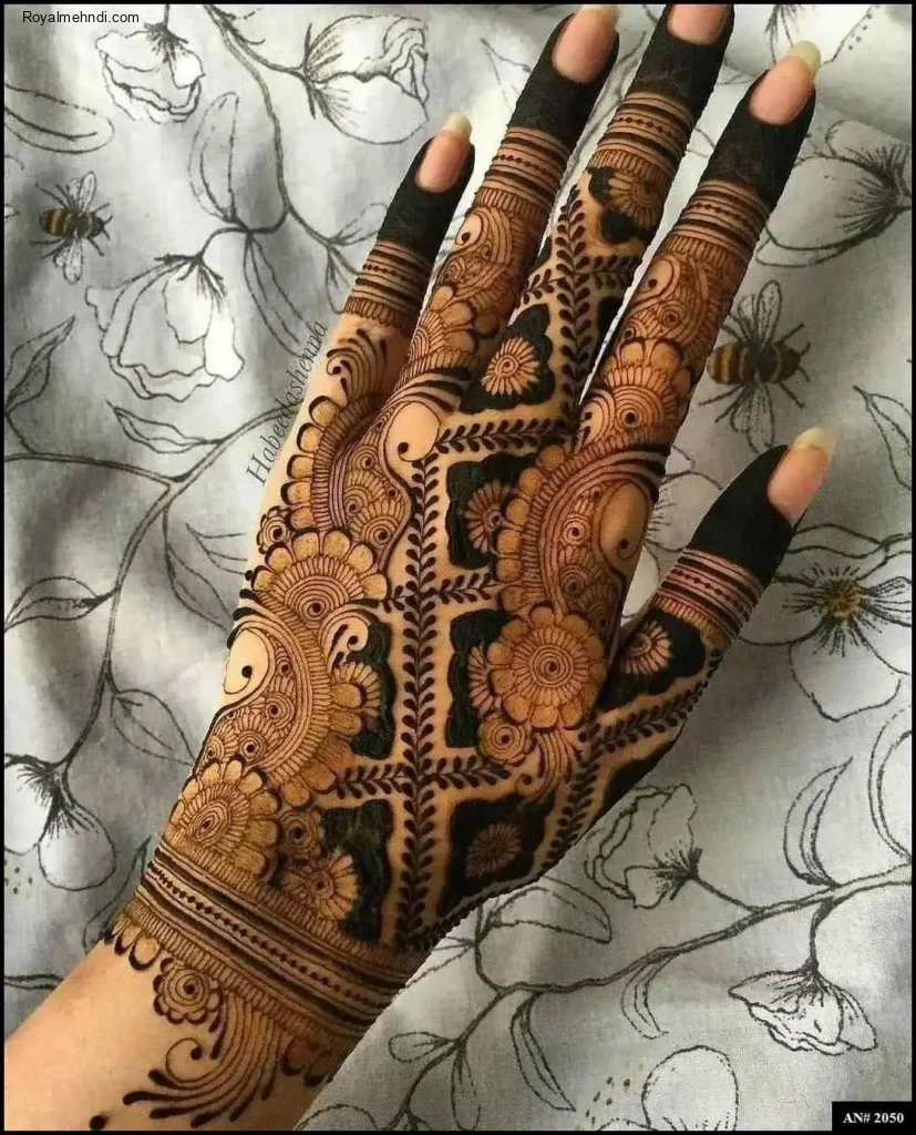 modern full hand mehndi designs