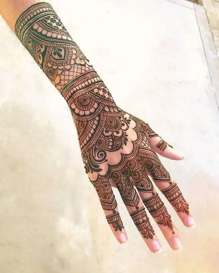 easy backhand mehndi designs