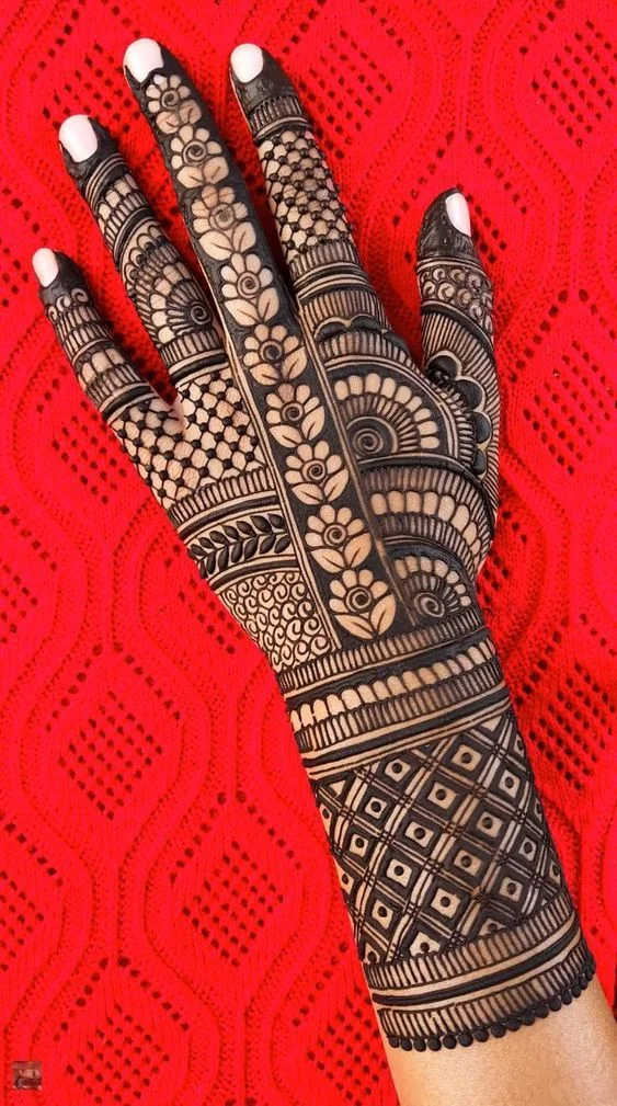 easy backhand mehndi designs
