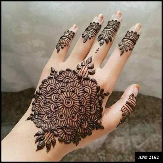circle mehndi designs