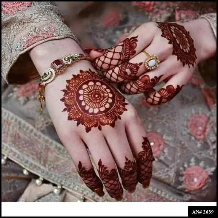 circle mehndi designs