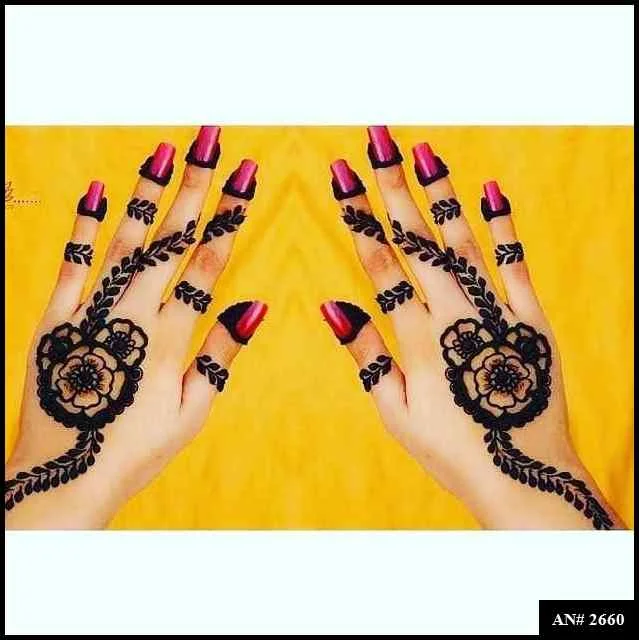easy backhand mehndi designs