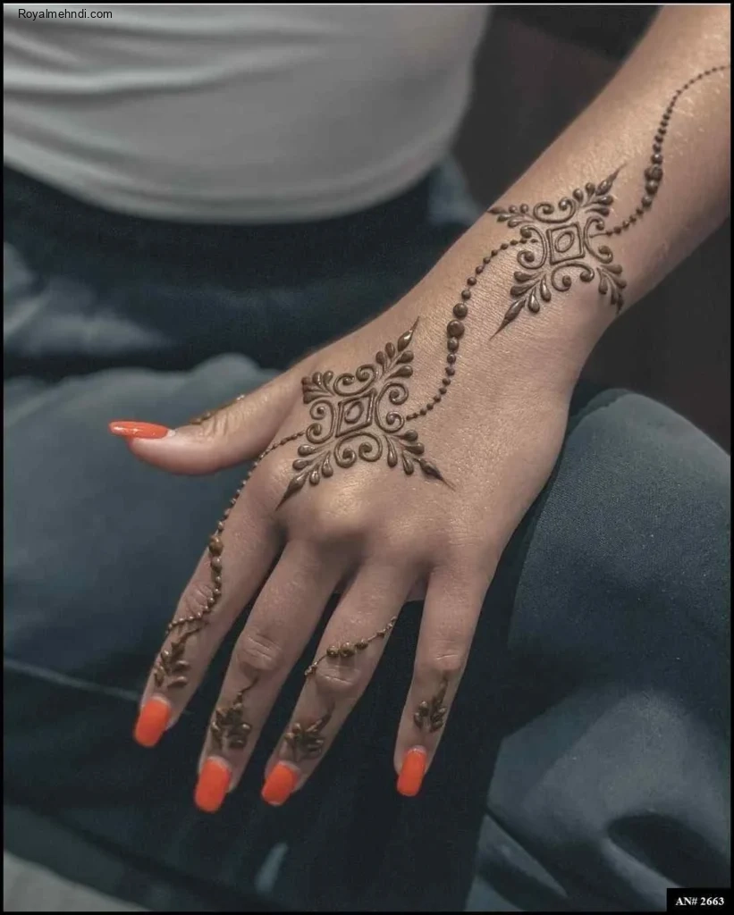 easy backhand mehndi designs