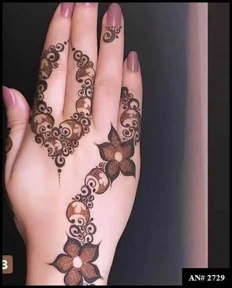 easy backhand mehndi designs