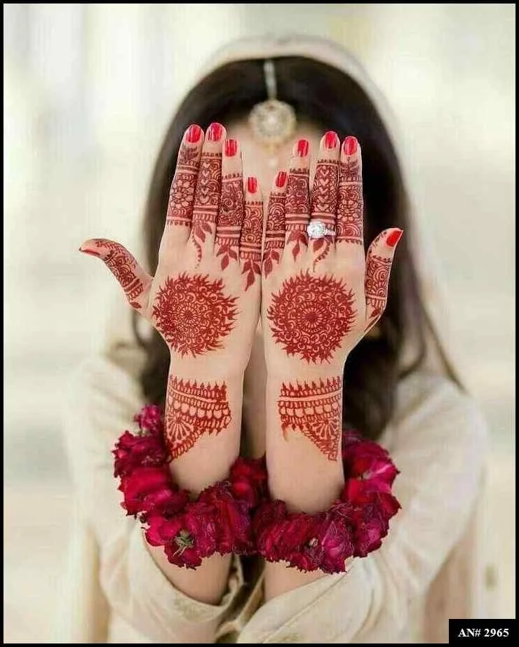 circle mehndi designs