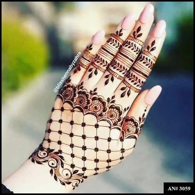 easy backhand mehndi designs