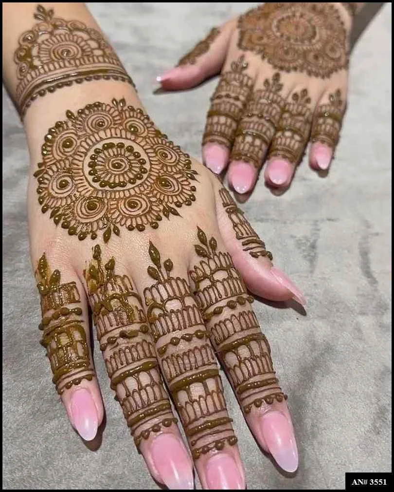 circle mehndi designs