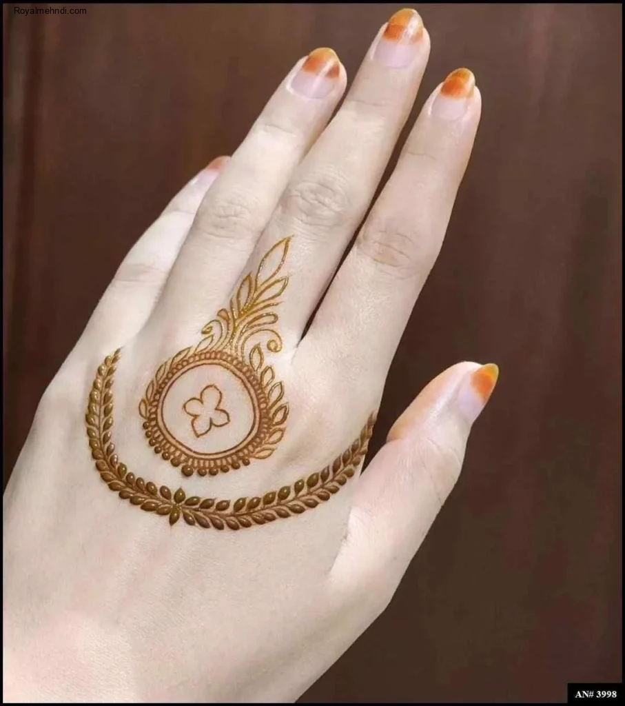 easy backhand mehndi designs