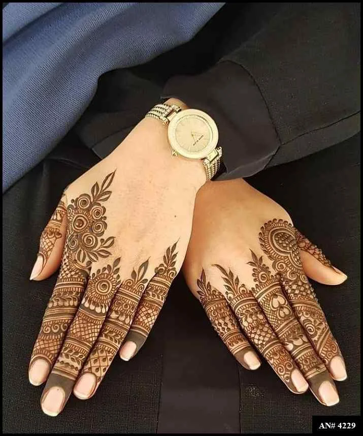 easy backhand mehndi designs