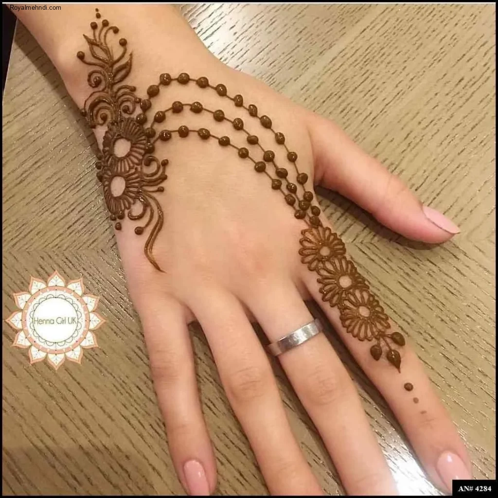 easy backhand mehndi designs