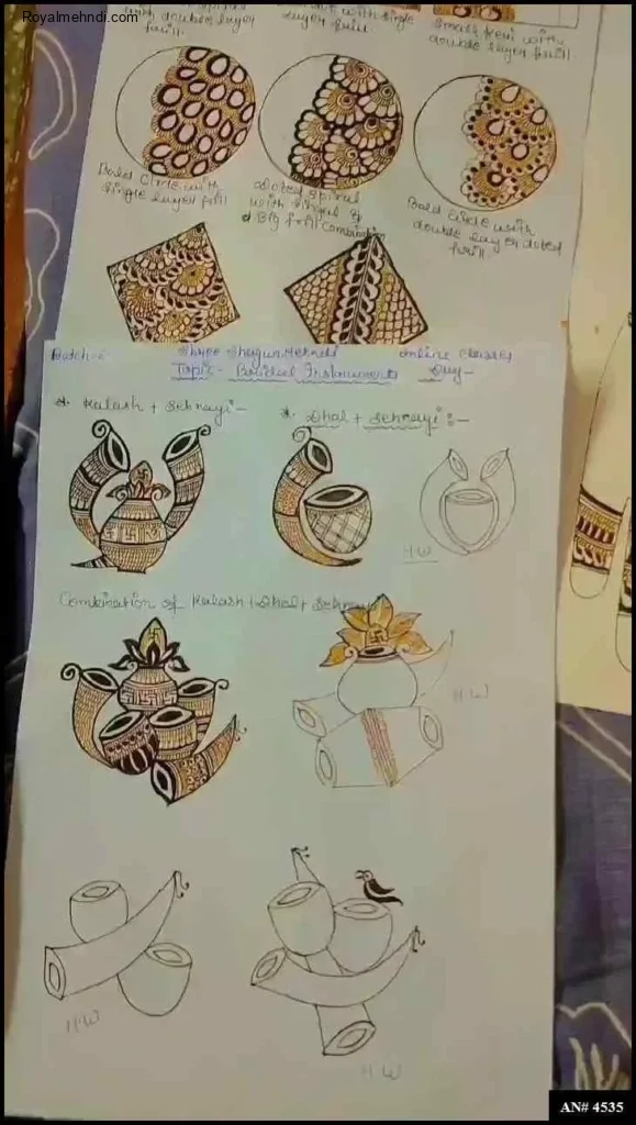 circle mehndi designs