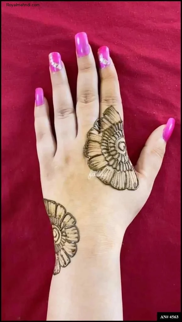 easy backhand mehndi designs