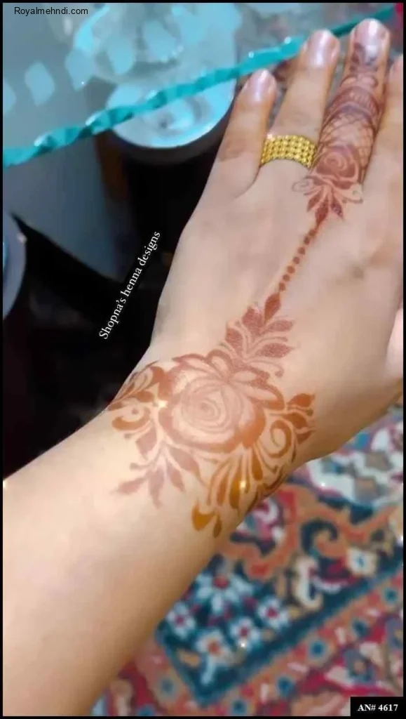 easy backhand mehndi designs