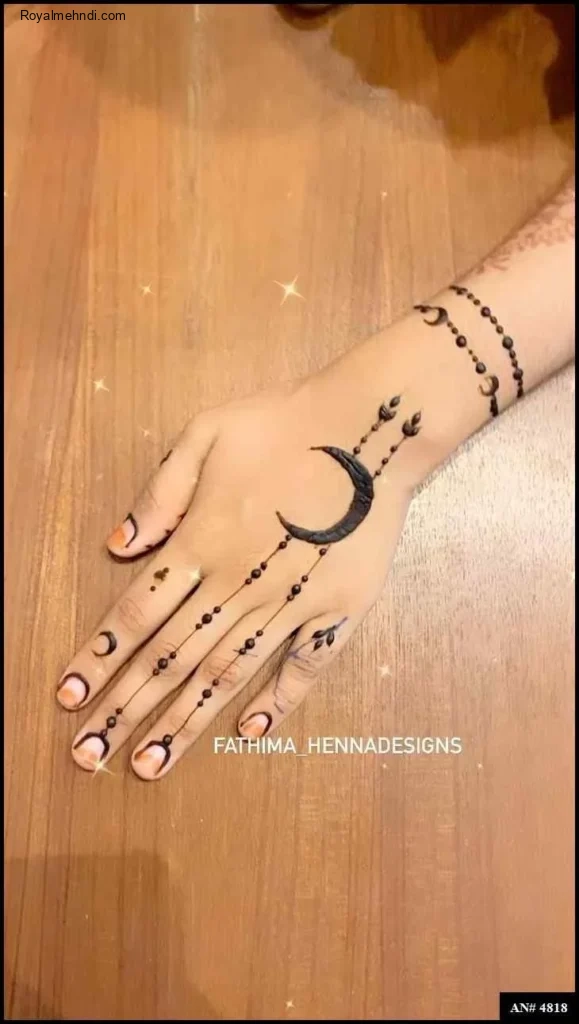 easy backhand mehndi designs