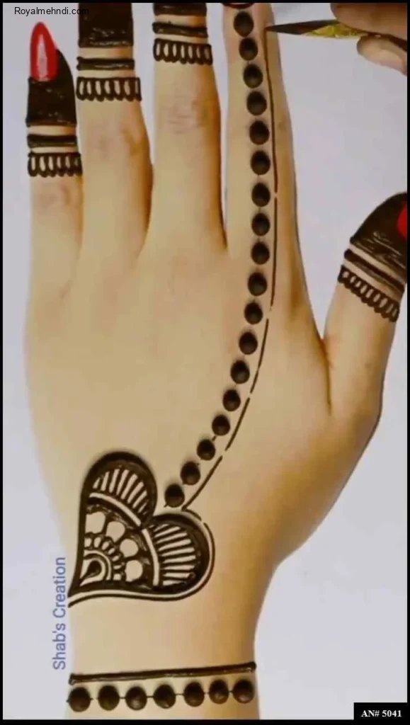 easy backhand mehndi designs