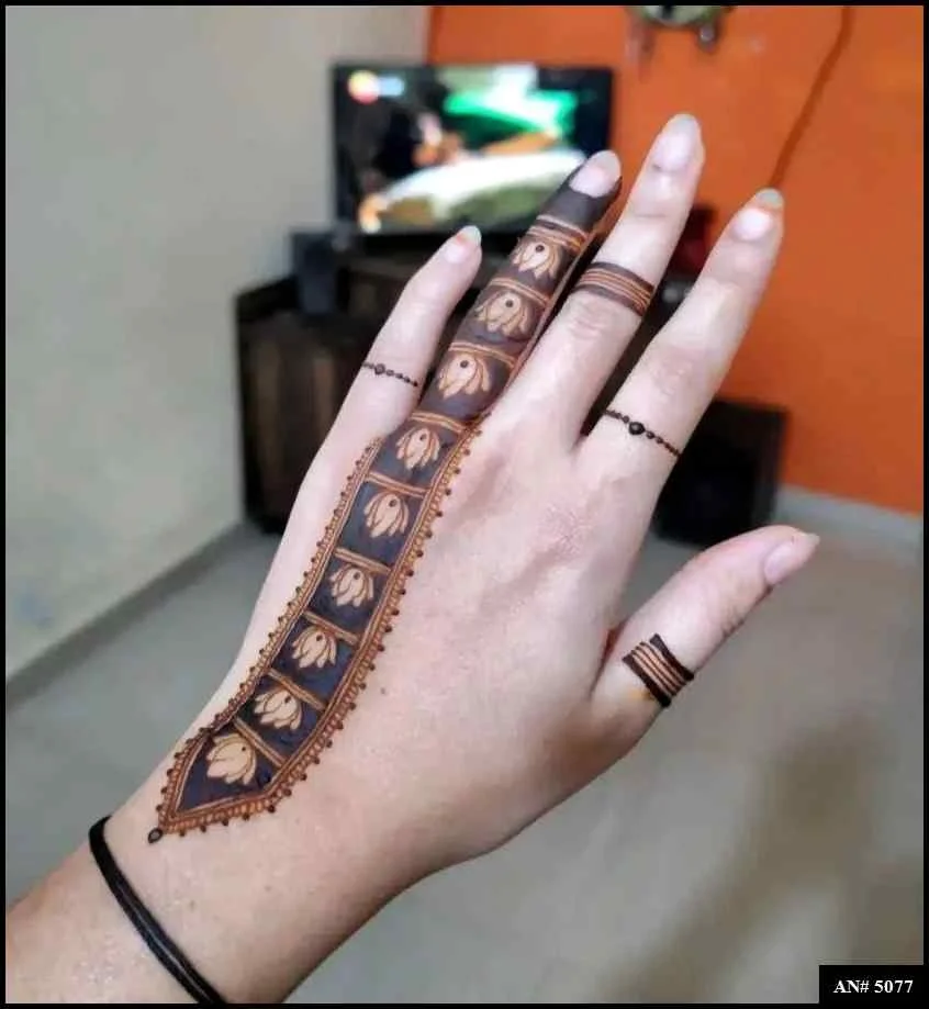 easy backhand mehndi designs