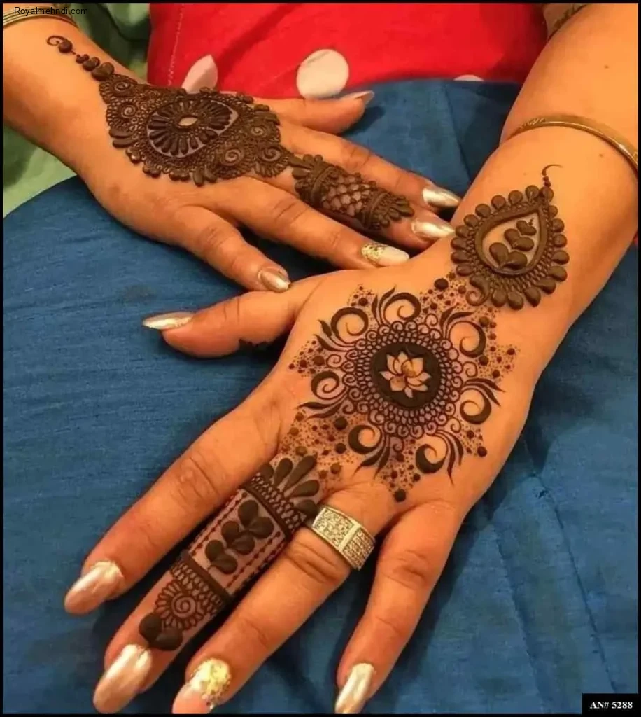 circle mehndi designs