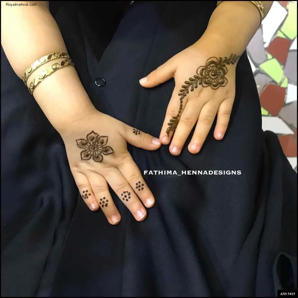 circle mehndi designs