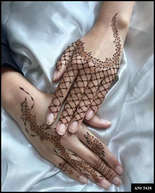 easy backhand mehndi designs