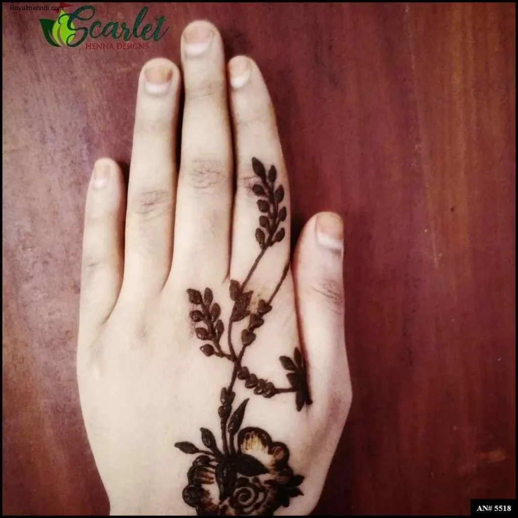 easy backhand mehndi designs
