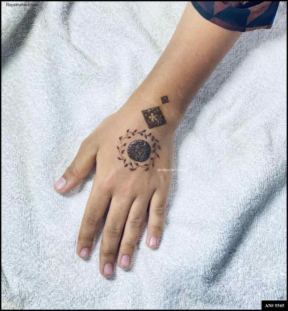 circle mehndi designs