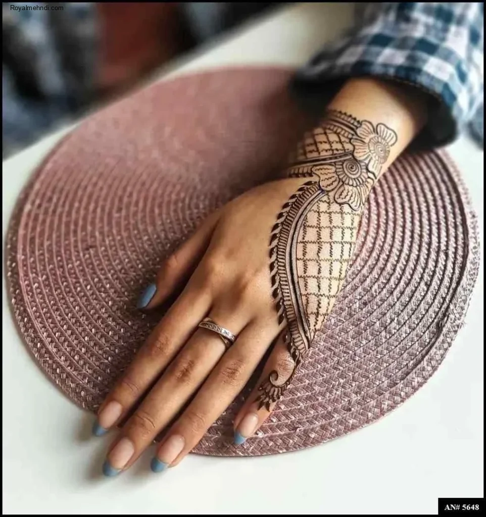 easy backhand mehndi designs