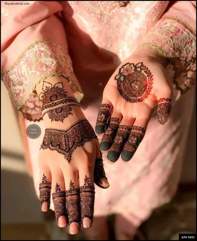 circle mehndi designs