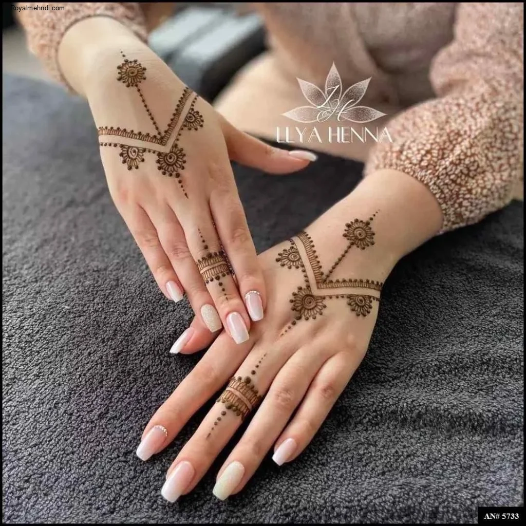 Easy Arabic Mehndi Design