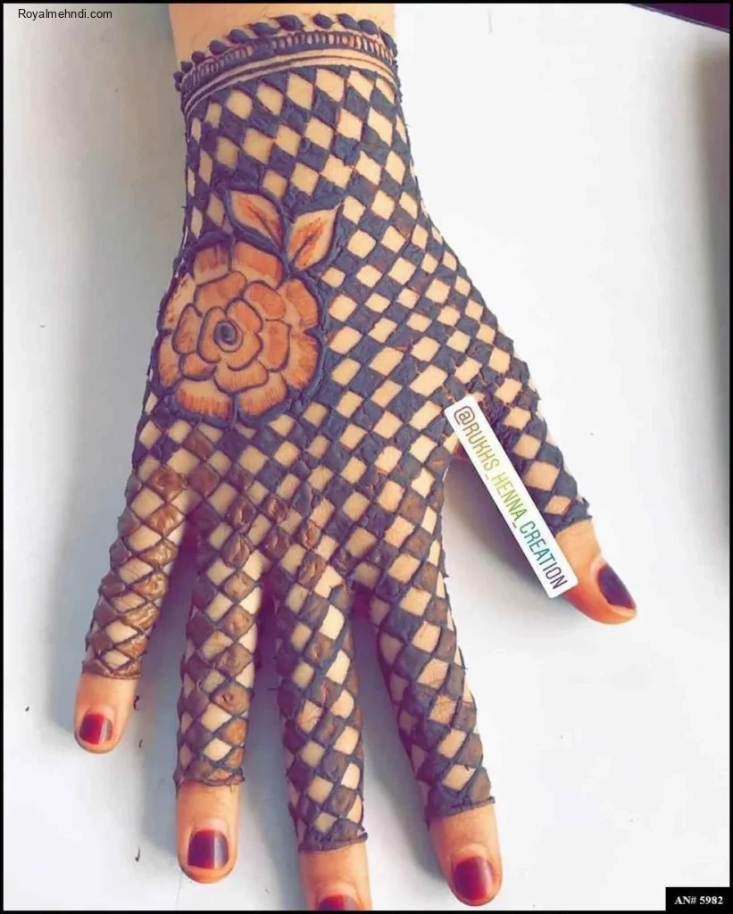 modern full hand mehndi designs