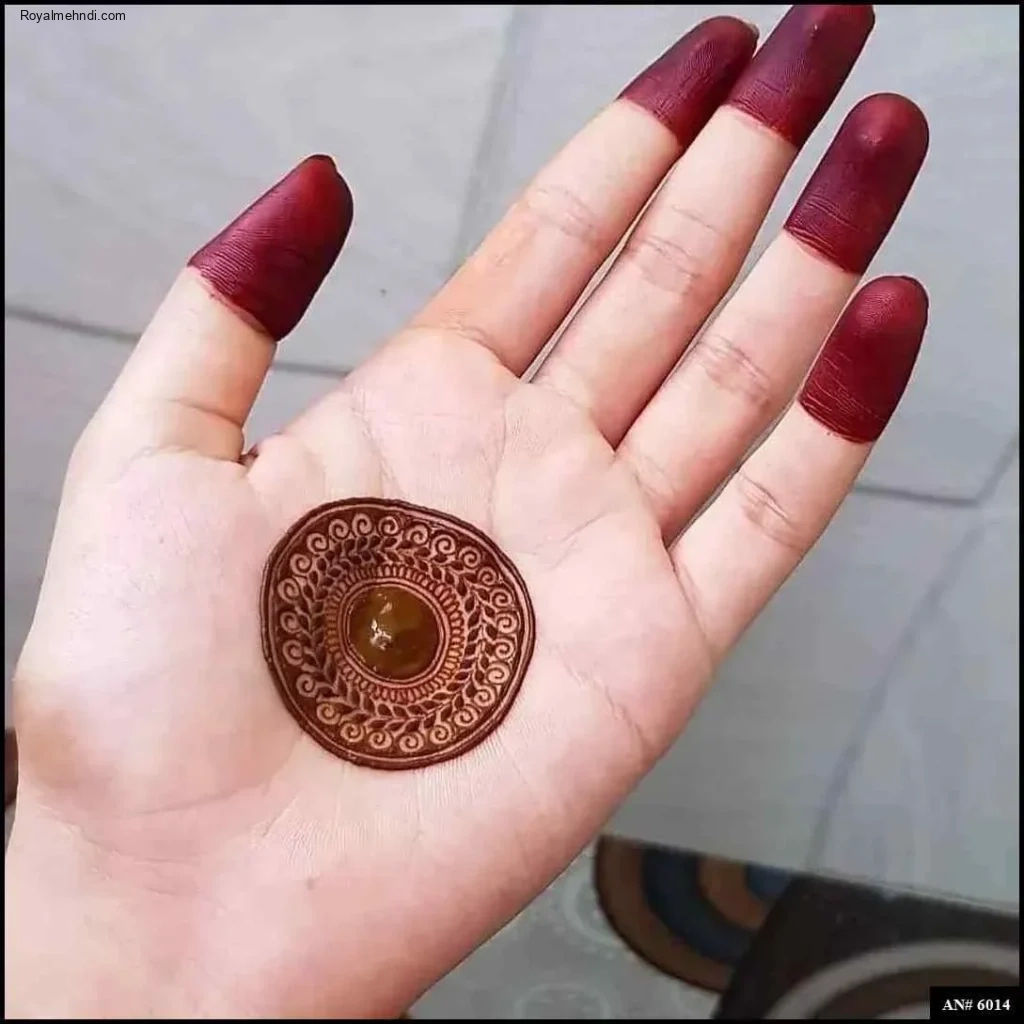 circle mehndi designs