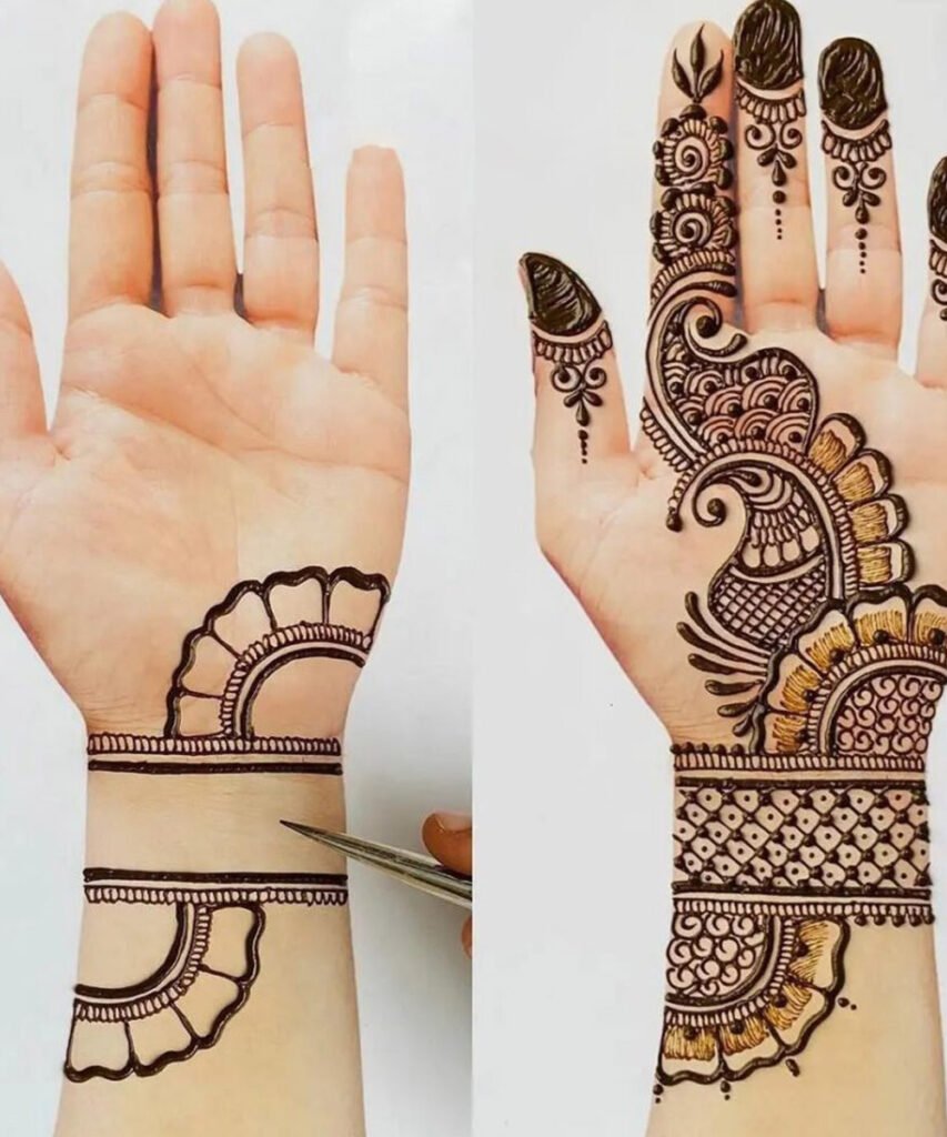 Easy Arabic Mehndi Design