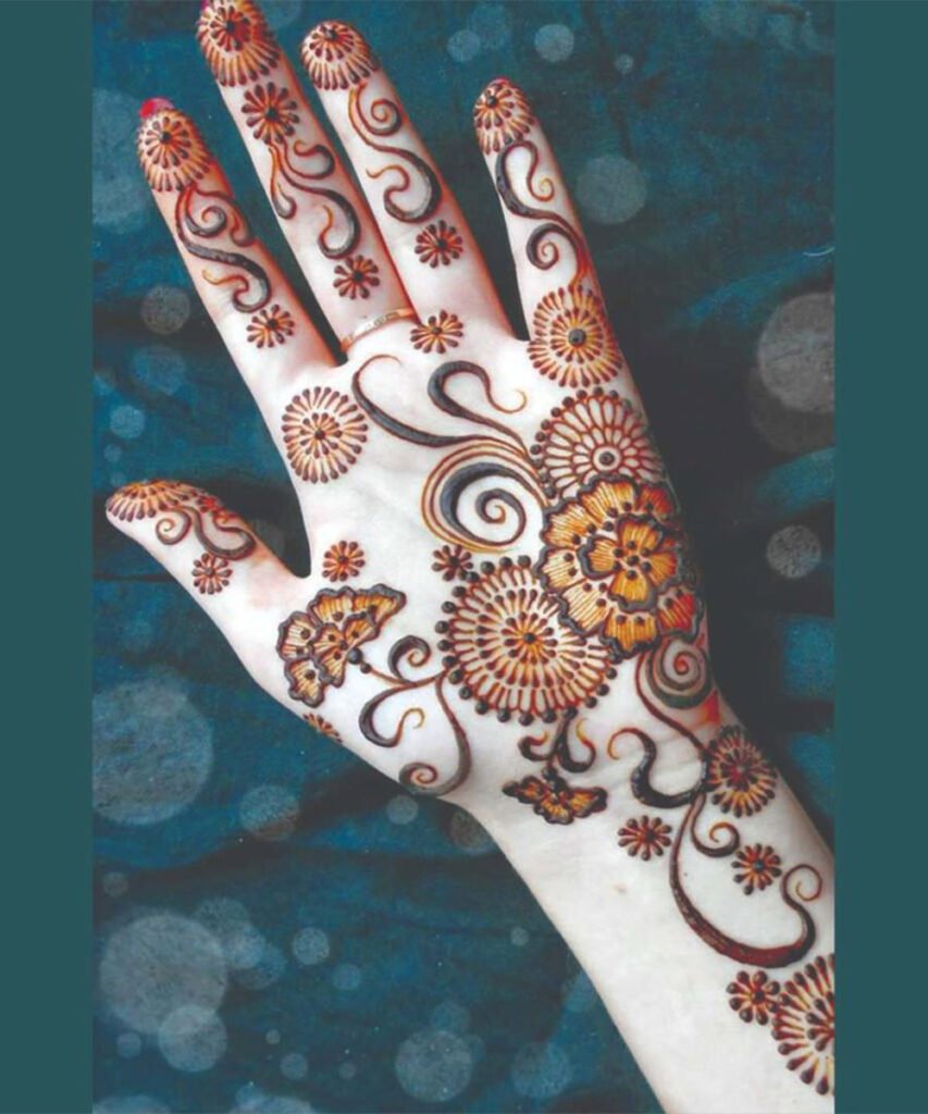 Easy Arabic Mehndi Design