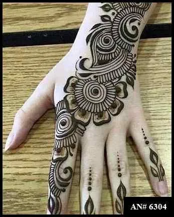 stylish back hand mehndi designs simple and beautiful