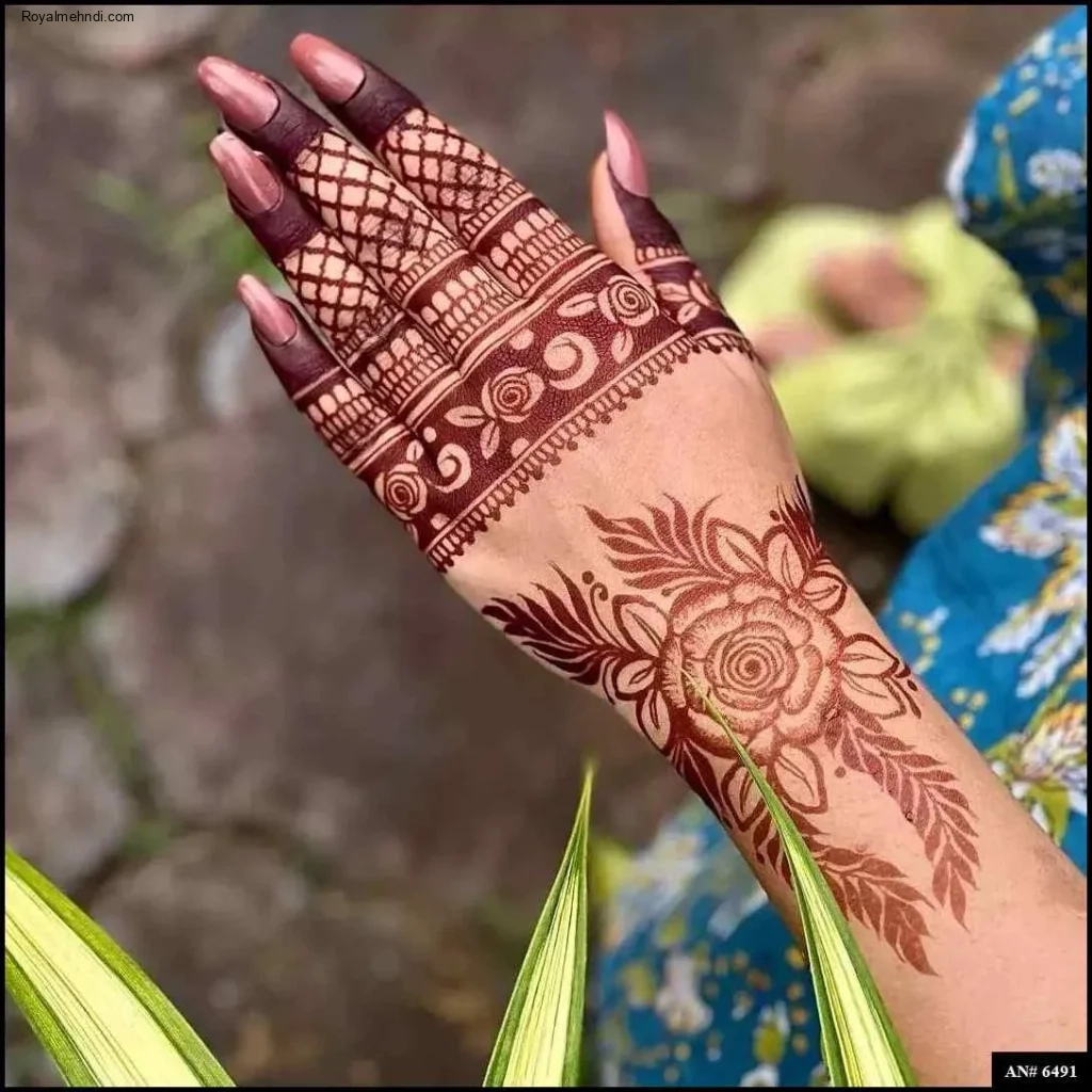 mehndi design 2024 back hand