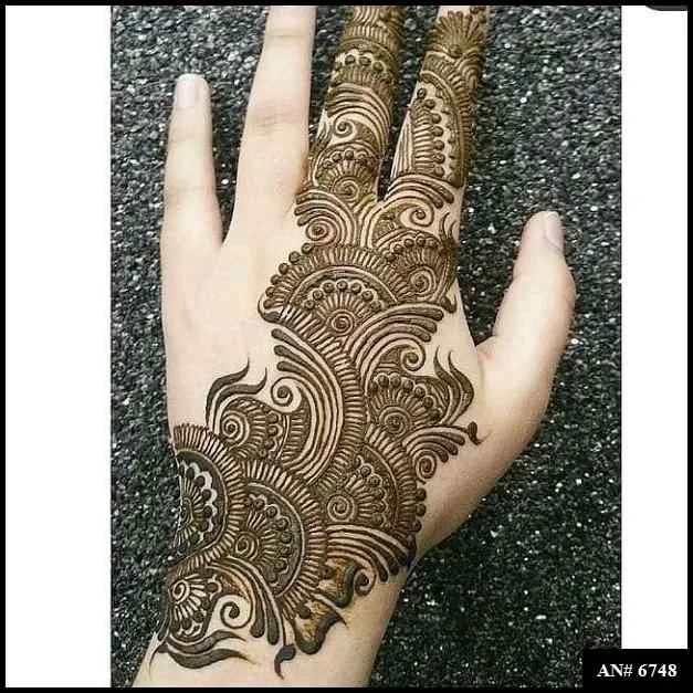 mehndi designs for girls back hand
