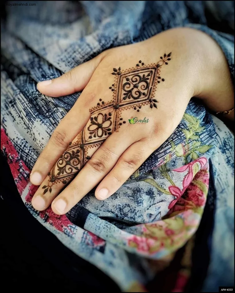 Easy Arabic Mehndi Design