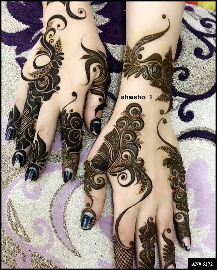Easy Arabic Mehndi Design