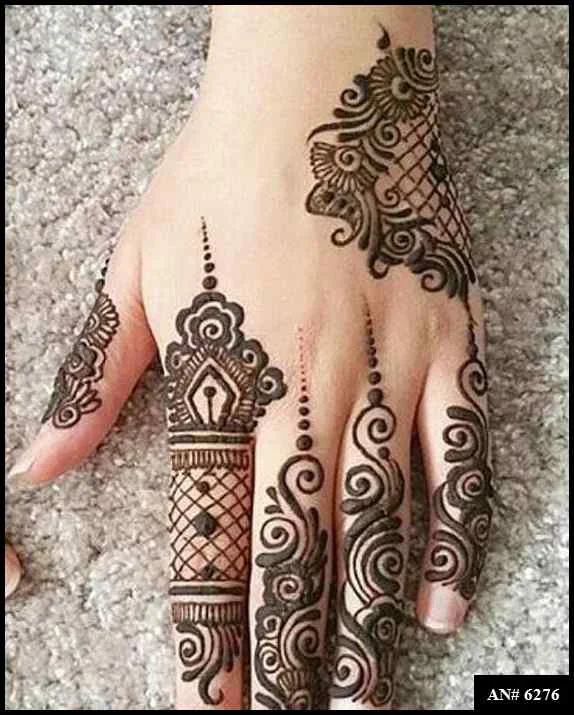 Easy Arabic Mehndi Design
