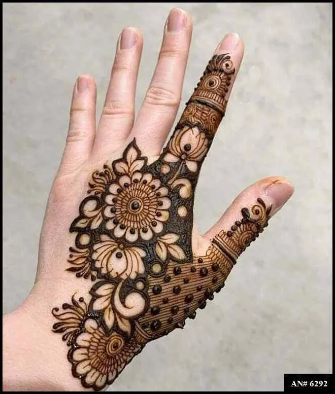 Easy Arabic Mehndi Design