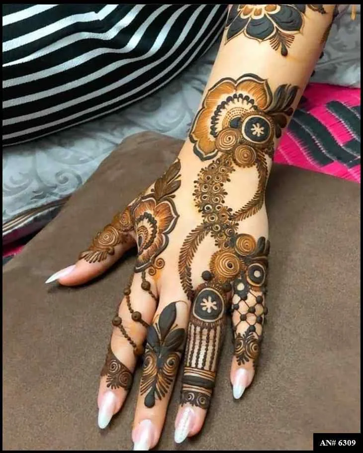 Easy Arabic Mehndi Design