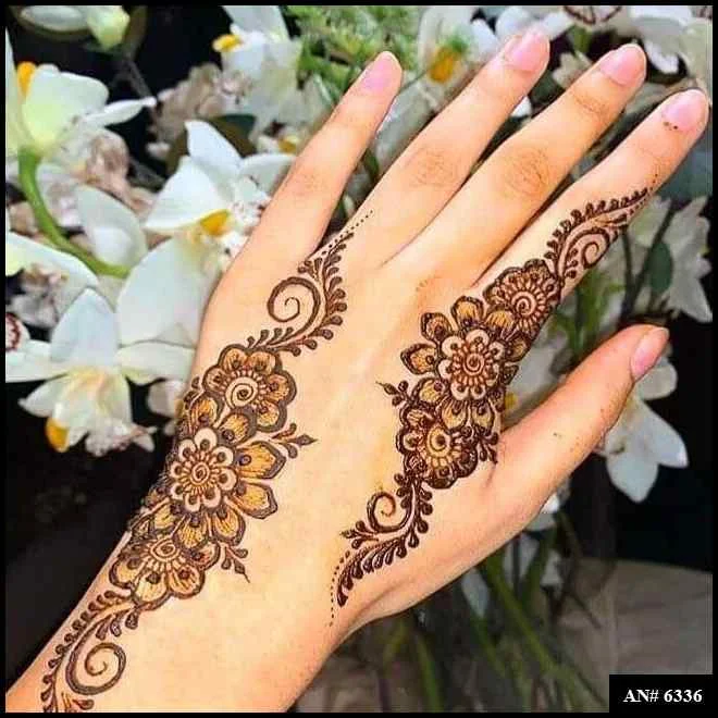 Easy Arabic Mehndi Design