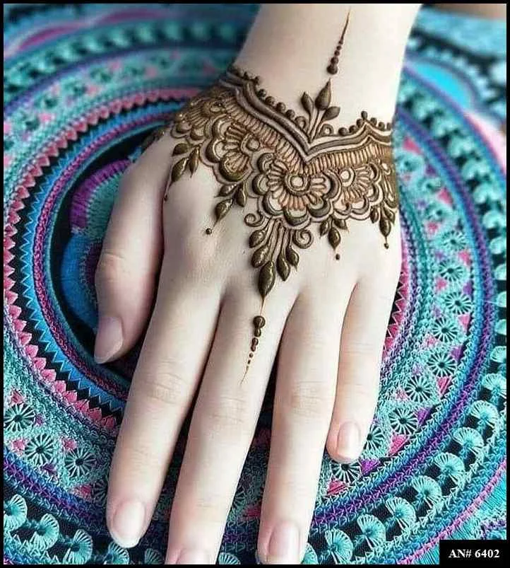 Easy Arabic Mehndi Design