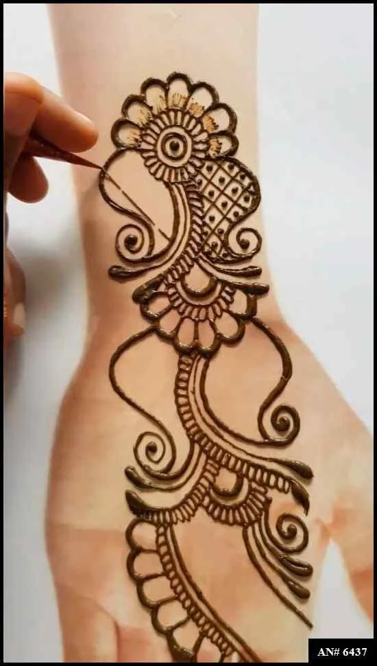 Easy Arabic Mehndi Design
