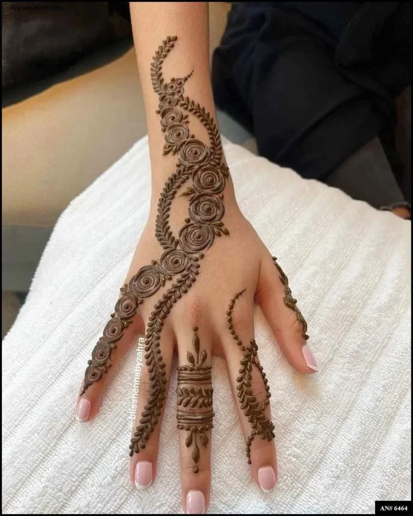 Easy Arabic Mehndi Design