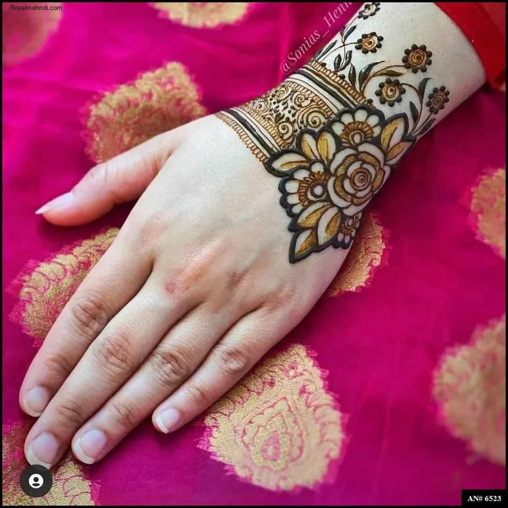 Easy Arabic Mehndi Design