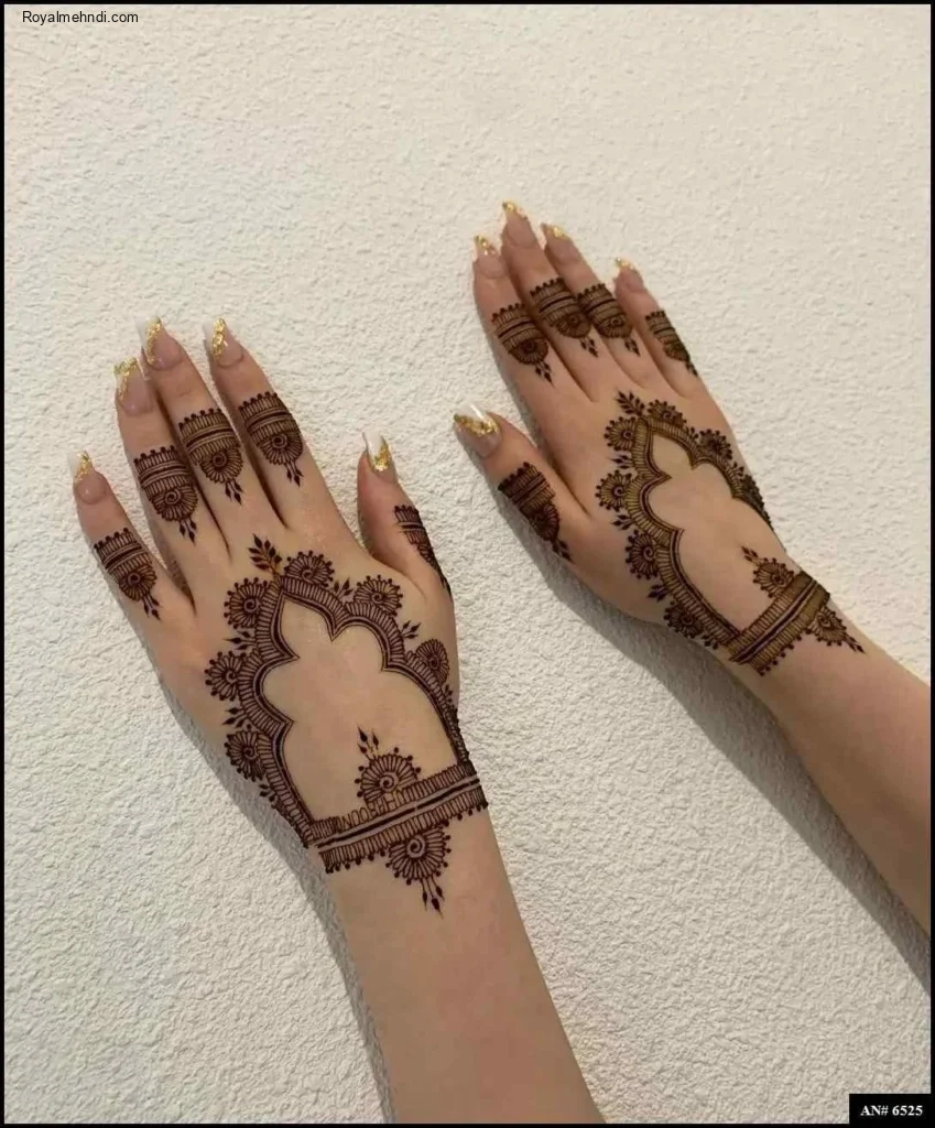 Easy Arabic Mehndi Design