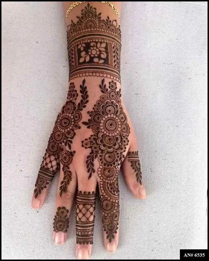 Easy Arabic Mehndi Design